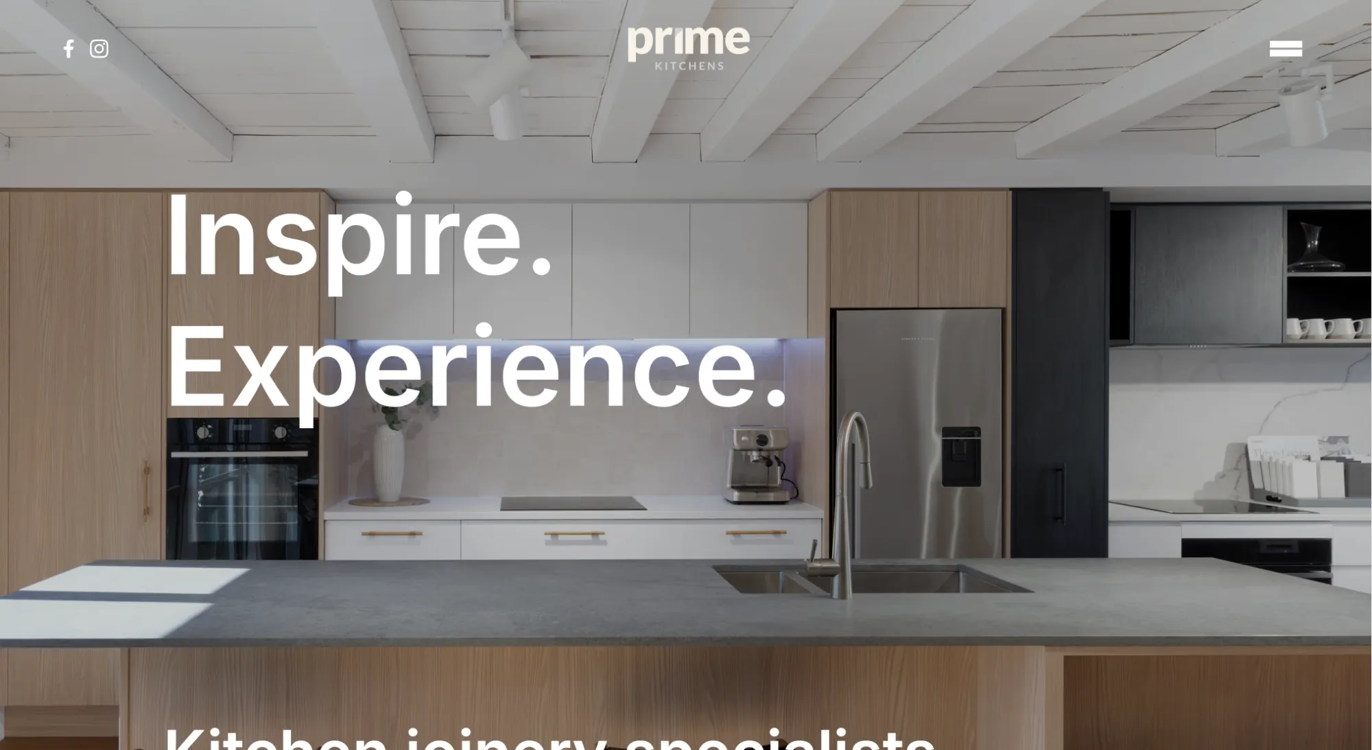 Prime Kitchens Portfolio Website